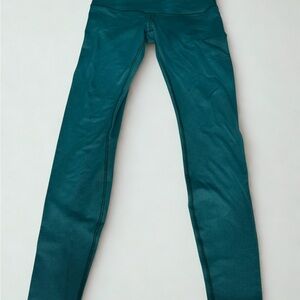 Lululemon Teal High-Waisted Leggings